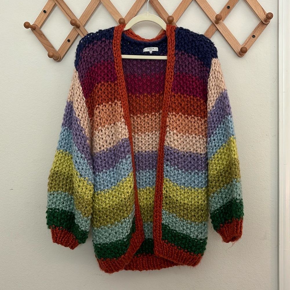 FRNCH Rainbow Cardigan